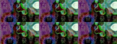 Raster - stok. Eskiz arkaplan modeli. Suluboya, elle çizilmiş. Vadinin yeşil renkli çiçekleri.