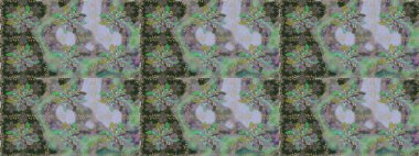 Tropik, dikişsiz çiçek deseni. Raster illüstrasyonu. Gri renkli çiçekler.