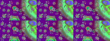 Modern çiçek arkaplanı. Halk tarzı. Parlak renkli çiçekleri ve mor renkli yaprakları olan harika bir çiçek deseni. Moda baskıları için zarif bir şablon.