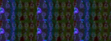 Renkli Bahar Teması eskiz kalıbı. Raster illüstrasyonu. Düz Çiçek Elementleri Tasarımı. Güzel kumaş deseni. Çiçek desenli çizim. Asya tekstil tarzında.