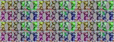 Tekstil ya da kitap kapakları, imalat, duvar kağıtları, baskı, hediye paketi ve yapıştırma kitabı için çiçeksiz arka plan. Küçük çaplı çiçeklerdeki basit şirin desenler. Raster illüstrasyonu.