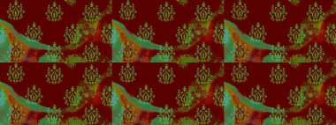 Küçük çiçekli şirin bir desen. Çiçek ve yapraklı çiçek deseni. Raster illüstrasyonu.