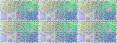 Kusursuz bir geçmişi var. Raster illüstrasyonu. Tarafsız ve mavi renkler üzerine bir resim. Soyut renkli güzel kelebek.