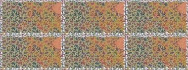 Raster illüstrasyonu. Kusursuz desen. Karala, karala, karala. Tarafsız ve bej renkler üzerine bir resim. Tekstil baskısı için ekose kelebek.