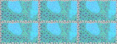 El çizimi kelebekli moda raster yaz deseni. Raster illüstrasyonu. Kağıt, kumaş, ambalaj kağıdı ve duvar kâğıdı tasarımı için hoş bir arkaplan. Kusursuz desen.