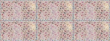 Tekstil, kumaş, baskı ve davetiye geçmişi. Gri ve nötr renklerde bir resim. Raster. Kelebeklerle kusursuz desen.