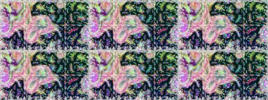 Mavi ve nötr lale çiçekleriyle pürüzsüz bir desen. Doğal kozmetik ürünleri, parfüm, çiçekçi dükkanı için bahar ihalesi tasarımı. Karşılama ya da düğün geçmişi olarak kullanılabilir. Paket kağıdı için en iyisi..