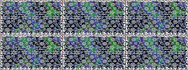 Renkli Bahar Temalı Kusursuz Arkaplan. Sevimli çiçek raster deseni. Düz Çiçek Elementleri Tasarımı. Renkli çiçekler.