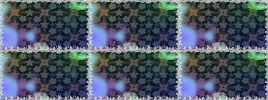 Çiçekli el, pürüzsüz desen çizmiş. Modern gelişim mavi ve gri raster arka plan duvar kâğıdı illüstrasyon klasik çizgili iz sürme desenli çiçekler, çiçekli süsler.