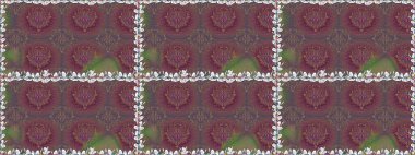 Çiçek desenli duvar kağıdı, desen dolgularını, web sayfası arka planı için kullanılabilir. Stilize çiçek ile Seamless modeli. Süslü zentangle sorunsuz doku, soyut çiçek süs.