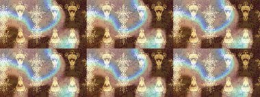 Raster illüstrasyonu. Kar tanesi kahverengi, bej ve nötr renklerde izole edilmiş. Kar Tanesi Simgesi. Raster illüstrasyonu.