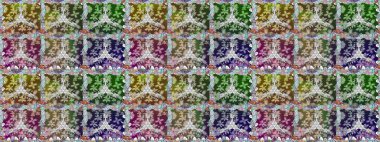 Raster 'ın taze dokusu. Yumuşak pamuk tasarımı. Klasik çiçek desenli. Sarma, tekstil ve duvar kâğıdı için kusursuz çiçek arkaplanı. Yumuşak kiremit.