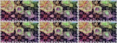 Nazik, narin çiçek arkaplanı. Çiçekli karalama şeklinde Raster çiçek deseni. Tarafsız ve gri renkte çiçekler.