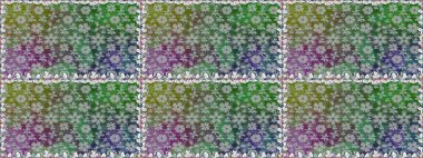 Yumuşak, bahar çiçekli arka plan. Çiçekli karalama şeklinde Raster çiçek deseni. Gri renkli çiçekler.