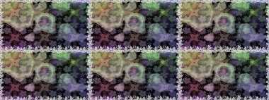 Arkaplan dokusu, duvar kağıdı, çiçek temalı gri renkler. Kabile sanatı boho baskısı, klasik çiçek arkaplanı. Soyut etnik raster pürüzsüz desen.