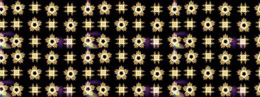 Basit bir kar tanesi. Siyah renkte şirin kar taneleri. Soyut duvar kâğıdı, ambalaj dekorasyonu. Kışın sembolü, mutlu noeller, mutlu yeni yıl kutlaması Raster illüstrasyonu..