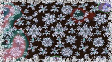 Raster illüstrasyonu. Çiçek süsü ile kusursuz desen. Kahverengi renkte çiçekler.