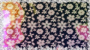 Çiçek duvar kâğıdı. Renkli, pürüzsüz desen. Gri renkli şirin tekstil tarzında. Raster illüstrasyonu. Çiçek arka planı.