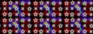 Kış arka plan. Noel kar taneleri ile arka plan. Raster Noel renkli arka plan ile sevimli kar tanesi. Raster illüstrasyon.