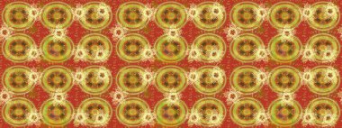 Yeni yıl kar tanesi. Düz kar karalama ikonları, kar taneleri turuncu, sarı ve kahverengi renkler noel afişi, kartlar. Güzel soyut kar tanesi raster tasarımı..