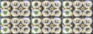 El çizimi, dövme stili karalama, kumaş tasarımı ve Raster illüstrasyonunda kartlar. Gri, nötr ve bej renkli kar taneleri sanat terapisi tarzı zen çizim için..