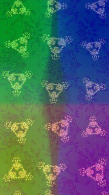 Güzel bir kış süsü. Altın kar tanesinden izole edilmiş. Renkli kar taneleri Raster illüstrasyonu.