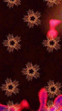 Xmas Frost kar taneleri izole edilmiş siluet sembolü. Kış Noel 'inde kar bembeyaz kristal element. Kar Tanesi raster simgesi arka plan siyah, kahverengi ve kırmızı renk. Raster. Meteoroloji buz koleksiyonu.