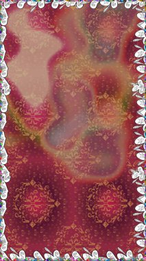 Raster resim. Çiçek desenli çiçek ve yaprakları ile. Sevimli küçük çiçek desenle.