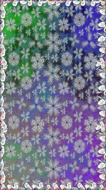 Soyut zarafet, çiçekli arkaplan deseni. Raster Güzel kumaş deseni.