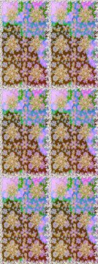 Süslü raster dekorasyonu. Tarafsız renklerde altın element. Lüks, kraliyet ve Viktorya dönemi konsepti. Klasik barok çiçekli, nötr yerine altın desenli..