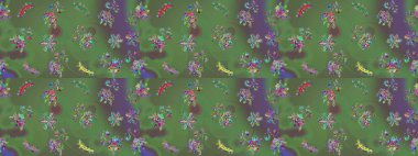 Son moda kar taneleri ve elementler onun kartlarını gösteriyor. Kar taneleri tasarımı. Modern tasarım posteri, kapak tasarımı, yeşil, gri ve mor renkli kart tasarımı. Retro biçim dokusu, şablon kış elementleri.