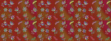 Raster Noel soyut renkli arka plan ve tatlı kar tanesi. Raster illüstrasyonu. Noel Kar Taneleri Arkaplanı. Şirin desen. Kar tanelerinin deseni.