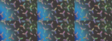 Raster kar tanesi ikonu. Düz dizayn. Raster illüstrasyonu. Renkli arka planda kar taneleri. Kar Tanesi simgesi, izole.