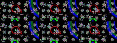 Kar Tanesi Simgesi. Kış kar tanesi. Kar Tanesi Raster illüstrasyonu. Siyah ve mavi renklerde izole edilmiş..
