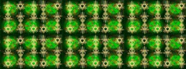 Kar tanesi süs desen. Snowflakes desen. Raster resim. Kar taneleri arka plan. Düz renkli arka plan üzerinde izole kar taneleri tasarımını.