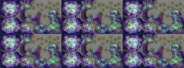 Son moda kar taneleri ve elementler onun kartlarını gösteriyor. Kar taneleri tasarımı. Modern tasarım posteri, kapak resmi, gri, mor ve mavi renkli kart tasarımı. Retro biçim dokusu, şablon kış elementleri.