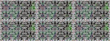 Asyalı tekstil renkleri. Çiçeklerle suluboya desenli çiçek deseni. Raster illüstrasyonu.