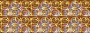 Kahverengi, bej ve sarı renklerde şirin soyut kar tanesi raster tasarımı. Düz kar karalama ikonları, yılbaşı afişi için kar taneleri silueti, kartlar. Yeni yıl kar tanesi.