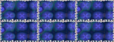 Küçük ölçekli çiçek basit şirin desende. Üretim, duvar kağıdı, baskı, hediye paketi ve scrapbooking Tekstil veya kitap için çiçek sorunsuz arka plan kapsar. Raster illüstrasyon.