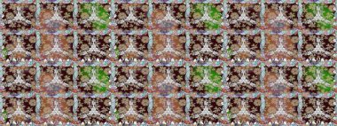 Kusursuz çiçek deseni. Güzel kumaş deseni. Raster illüstrasyonu. Renkli Bahar Temalı Kusursuz Arkaplan. Asya tekstil tarzında. Düz Çiçek Elementleri Tasarımı.