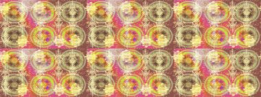 Bej, nötr ve pembe renkli kar taneleri. Raster illüstrasyonu. Yılbaşı Biçimi.