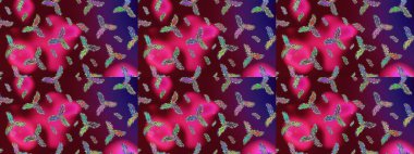 Düz kar karalama ikonları, yılbaşı afişi için kar taneleri silueti, kartlar. Kahverengi, mor ve morumsu renkler üzerine şirin soyut kar tanesi raster tasarımı. Yeni yıl kar tanesi.