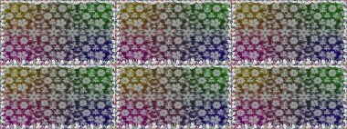 Küçük çiçekteki sevimli çiçek deseni. Gri renkli çiçekler.