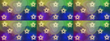 Kış arka plan. Raster Noel renkli arka plan ile düşen kar tanesi. Noel kar taneleri ile arka plan. Raster illüstrasyon.