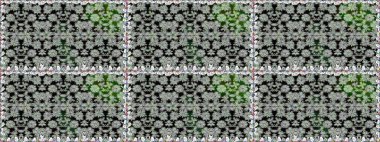 Güzel kumaş deseni. Raster illüstrasyonu. Raster illüstrasyonunda kusursuz çiçek deseni. Renklerde.