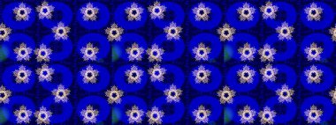 El yapımı dekoratif çerçeve, albüm kapağı, tebrik kartı, klasik Art deco tarzı. Altın karalama fantezi yapraklarından Raster soyut çiçek çelengi ve mavi, nötr ve siyah renkte çiçek.