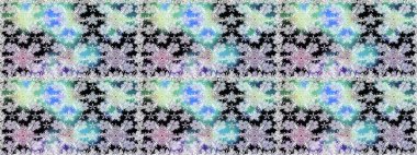 Modern çiçek arkaplanı. Rengarenk çiçekleri ve doğal renklerde yaprakları olan harika, pürüzsüz çiçek deseni. Moda baskıları için zarif bir şablon. Halk stili.