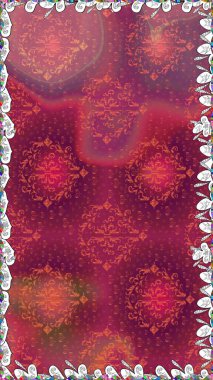 Çizgisiz desen. Raster Moda kumaş deseni. Şirin çiçekler..