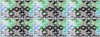 Kusursuz desenli, modaya uygun kumaş deseni. Şirin çiçek elementleri. Renkli Bahar Temalı Kusursuz Arkaplan. Raster illüstrasyonu. Düz Çiçek Elementleri Tasarımı.