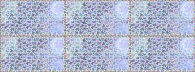 Güzel Kelebek Siluetleriyle Moda Dekorasyonu. Renkli Kelebeklerle Bahar Arkaplanı. Tarafsız ve gri renkler üzerine Raster Arkaplan. Kart, Davetiye, Yazdırma İçin Şirin Kadınsı Desen.